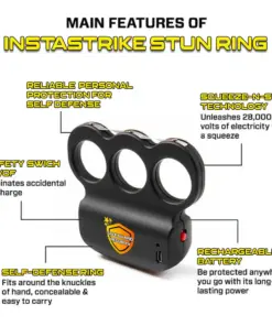 INSTASTRIKE Extreme 28,000,000 SUPTRUCK™ Knuckle Stun Ring Bright Light, Bold Defense